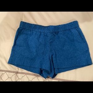 SHORTS ROYAL BLUE TEXTURED